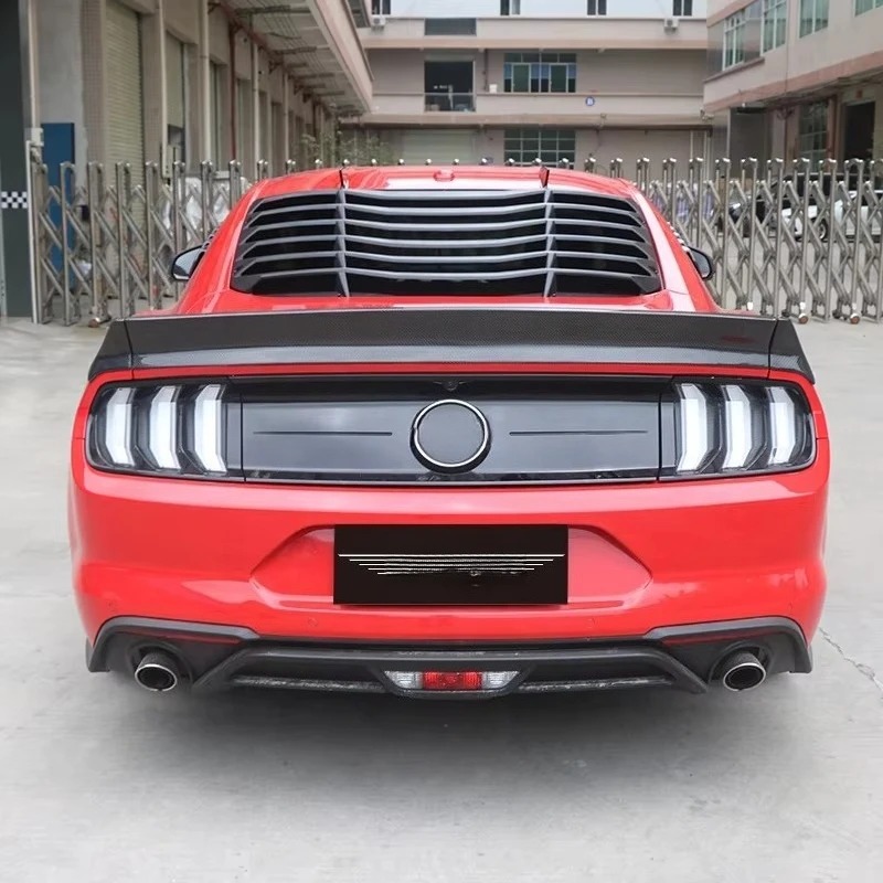 LB Style Carbon Fiber Rear Spoiler for Mustang 2015-2023 Tail Wing Accessories Body Kits